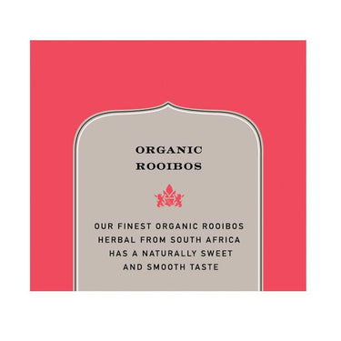 Harney & Sons Premium Tea, Organic Rooibos Herbal Tea, Individually Wrapped Tea Bags, 20/box